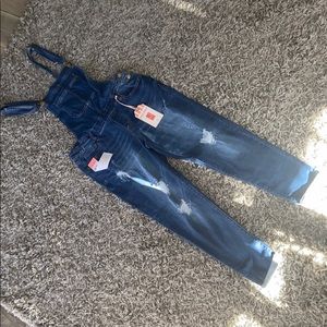NWT Wax Jean Denim Overalls